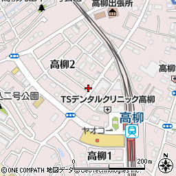 リパーク高柳駅前第２駐車場周辺の地図