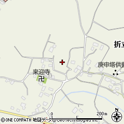 千葉県白井市折立周辺の地図