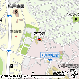 千葉県松戸市金ケ作145周辺の地図
