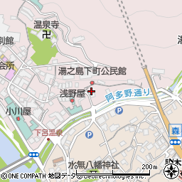 岐阜県下呂市湯之島741周辺の地図