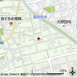 埼玉県八潮市大曽根120周辺の地図