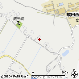 千葉県成田市大竹501周辺の地図