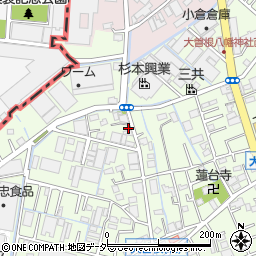 埼玉県八潮市大曽根400-4周辺の地図