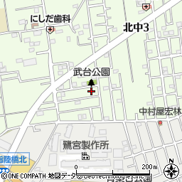 武台公園周辺の地図