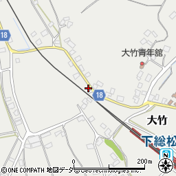 千葉県成田市大竹1824周辺の地図