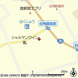 山梨県北杜市白州町白須1087周辺の地図