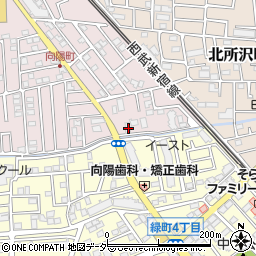 埼玉県所沢市向陽町2001周辺の地図
