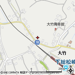 千葉県成田市大竹1132周辺の地図