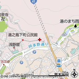 岐阜県下呂市湯之島690周辺の地図