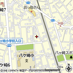 千葉県松戸市八ケ崎7丁目41-11周辺の地図