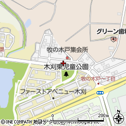 千葉県印西市牧の木戸1丁目7周辺の地図