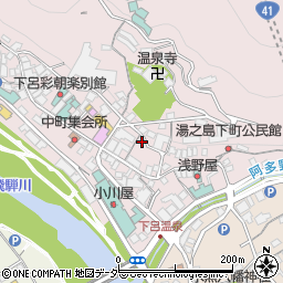 岐阜県下呂市湯之島574周辺の地図