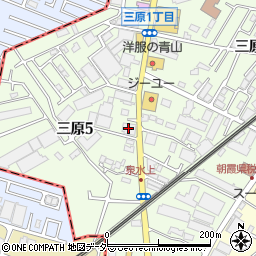 ヨコハマタイヤ関東販売朝霞営業所周辺の地図