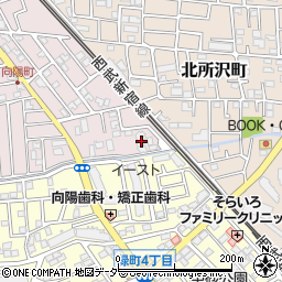 埼玉県所沢市向陽町2005-7周辺の地図