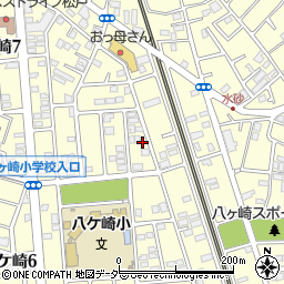 千葉県松戸市八ケ崎7丁目41周辺の地図