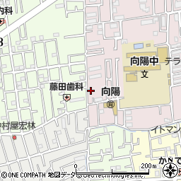 埼玉県所沢市向陽町2121周辺の地図