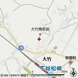 千葉県成田市大竹1103周辺の地図