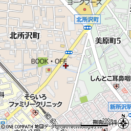 埼玉県所沢市北所沢町2264周辺の地図