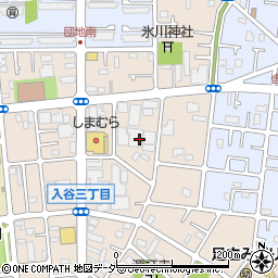 東京都足立区入谷2丁目22周辺の地図