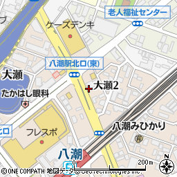 ドコモショップ八潮駅前店周辺の地図