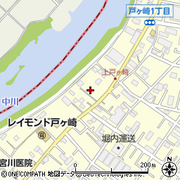 埼玉県三郷市戸ヶ崎2421周辺の地図