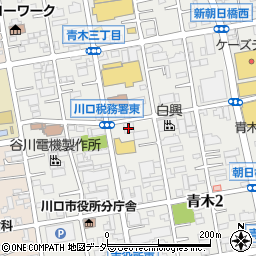 有限会社セラケン　川口工場周辺の地図