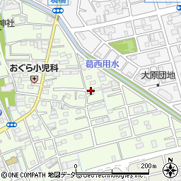 埼玉県八潮市大曽根135周辺の地図