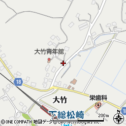 千葉県成田市大竹1113周辺の地図