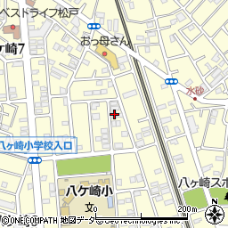 千葉県松戸市八ケ崎7丁目41-2周辺の地図