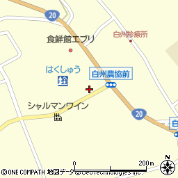 山梨県北杜市白州町白須1092周辺の地図