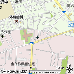 千葉県松戸市金ケ作239-60周辺の地図