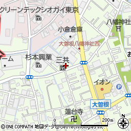 埼玉県八潮市大曽根385-4周辺の地図