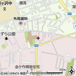 千葉県松戸市金ケ作239-63周辺の地図