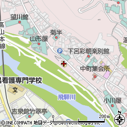 岐阜県下呂市湯之島894周辺の地図