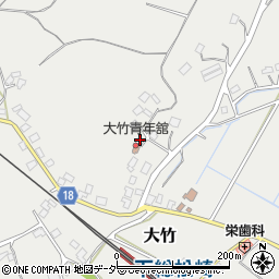 千葉県成田市大竹周辺の地図