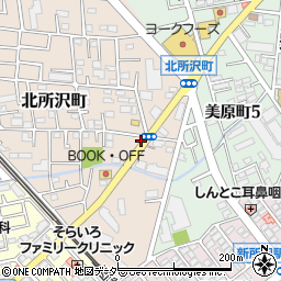 北所沢町周辺の地図