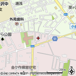 千葉県松戸市金ケ作239-61周辺の地図