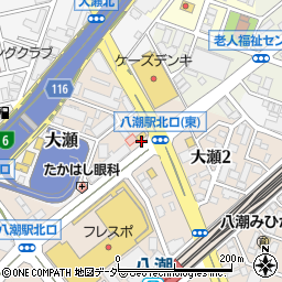 丸亀製麺 八潮店周辺の地図