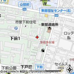 戸田市営住宅もくせい団地周辺の地図