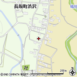 山梨県北杜市長坂町渋沢948周辺の地図