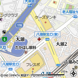 八潮駅つばめクリニック周辺の地図