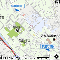 カラオケシェイクハンド草加店周辺の地図