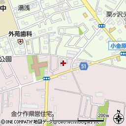 千葉県松戸市金ケ作239-24周辺の地図