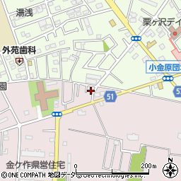 千葉県松戸市金ケ作239-11周辺の地図