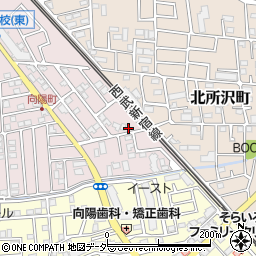 埼玉県所沢市向陽町2087-113周辺の地図