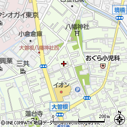 埼玉県八潮市大曽根57-34周辺の地図