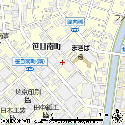 埼玉県戸田市笹目南町周辺の地図