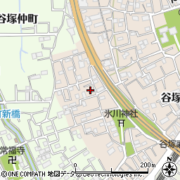 埼玉県草加市谷塚町956-14周辺の地図