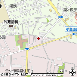 千葉県松戸市金ケ作239-7周辺の地図
