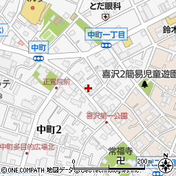 埼玉県戸田市中町1丁目23周辺の地図
